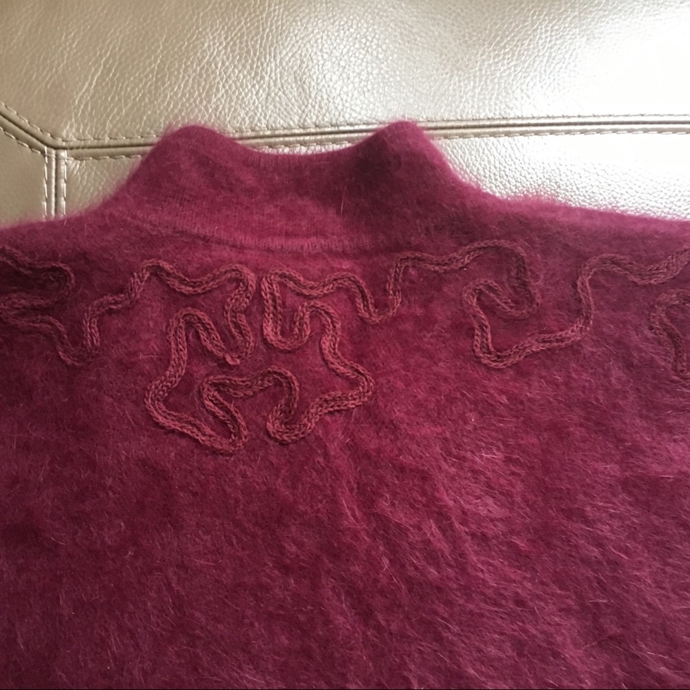 Angora Maroon Jacket - Picture 5 of 5